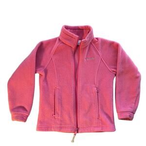 Columbia Girl’s Jacket Zip up color Pink Size 7/8